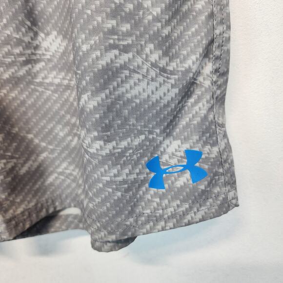 Under Armour UA Reblek Boardshorts Mens 32 Gray Blue 10" Inseam 1271514 - Picture 3 of 12